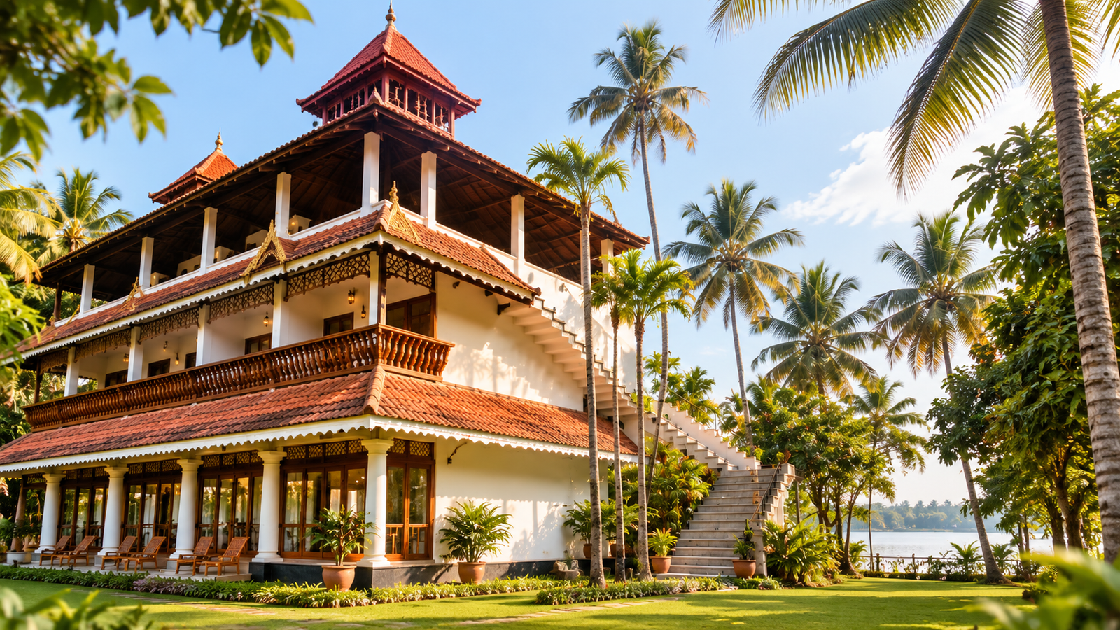 ashatheeram Kainakary traditional Kerala multi-tier heritage villa